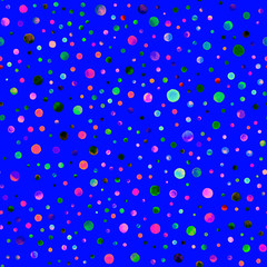Watercolor confetti seamless pattern. Hand painted gorgeous circles. Watercolor confetti circles. Grey scattered circles pattern. 184.