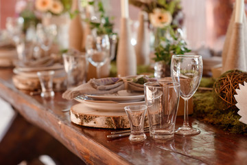 wedding table decor