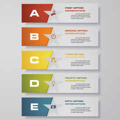 Fototapeta premium Design clean number banners template/graphic or website layout. Vector.