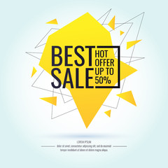 Original sale poster for discount.