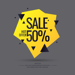 Original sale poster for discount.