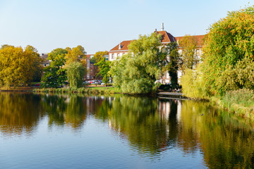Hiroshimapark in Kiel im Herbst