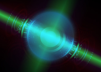 Abstract digital technology color background.