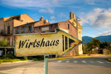 Schild 198 - Wirtshaus