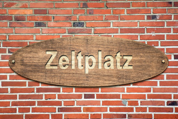 Schild 240 - Zeltplatz