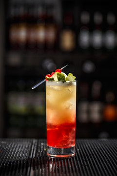 Tasty alcoholic cocktail