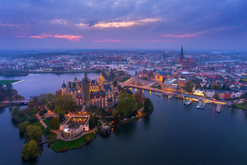 Schweriner Schloss, Mecklenburg-Vorpommern, Deutschland 