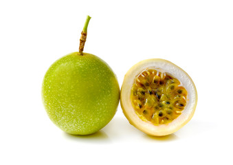 passionfruit isolated on white background