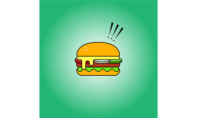 burger, burger icon, gamburger, cheeseburger, burger logo, burger vector, food, food icon