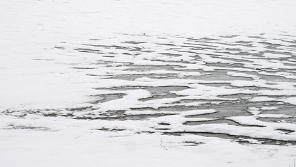Ice winter background.
