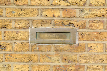Letterbox outside property