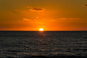 Sonnenuntergang am Meer