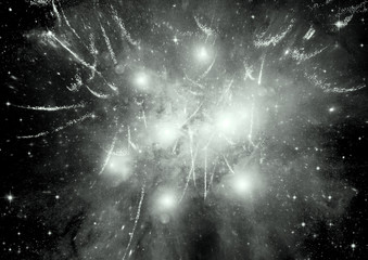 Fototapeta premium galaxy in a free space