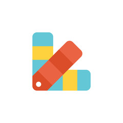 Pallete colour icon tool design vector illustration