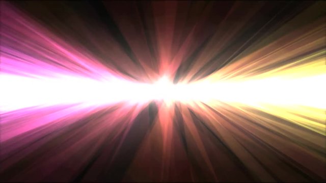Shining Light Rays Animation - Loop Rainbow