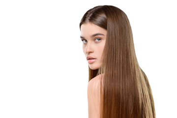 Fototapeta premium young charming woman