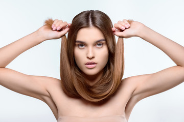 Fototapeta premium young charming woman