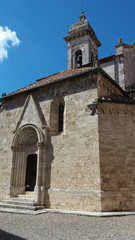 Fototapeta premium Collegiata church in San Quirico D Orcia