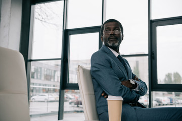 businessman waiting at airport