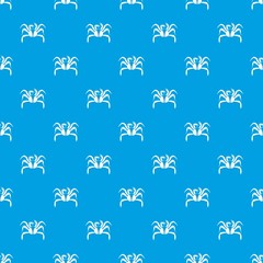 Crab sea animal pattern seamless blue