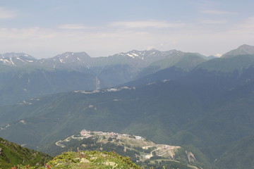 Fototapeta premium Krasnaya polyana, year 2015