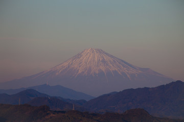 夕方の富士山_FUJI