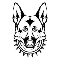 German Shepherd dog icon.Dog collection