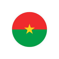 Burkina Faso flag, official colors and proportion correctly.