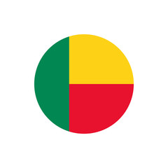 Benin flag, official colors and proportion correctly.