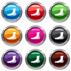 Foot heel set 9 collection