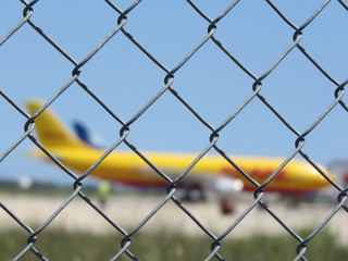 Fototapeta premium Rete in ferro