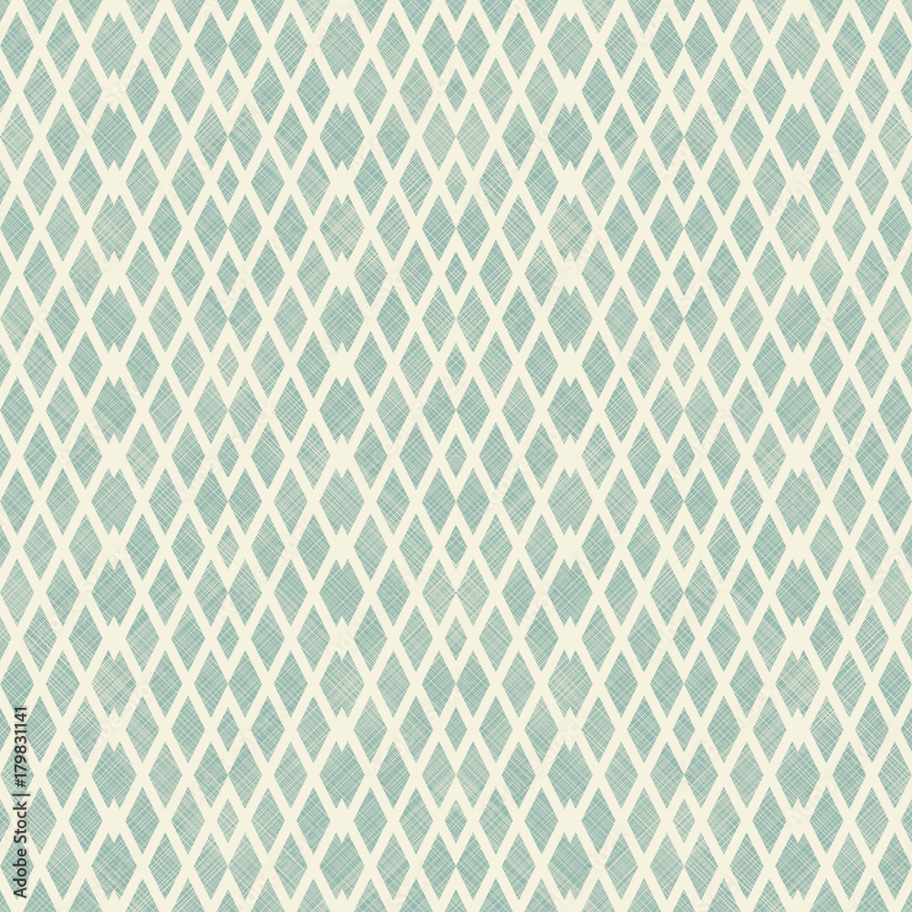 Poster Seamless pattern of rhombuses. Retro style. Vector