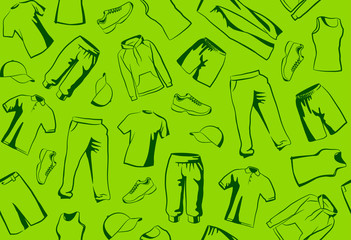 Sportswear background. Vector illustration