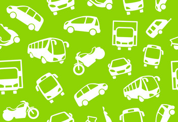 Seamless background of motor transport
