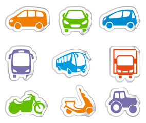 Motor transport stickers