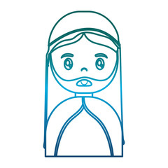 saint joseph icon over white background vector illustration