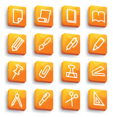 Stationery and office icons