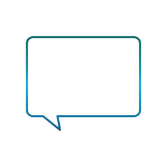 speech bubble icon over white background vector illustration