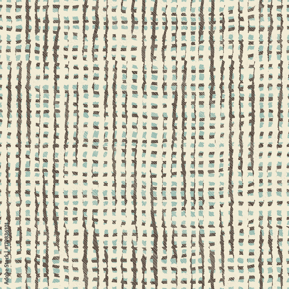 Poster abstract brushed striped distressed background. seamless pattern