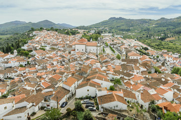 Fototapeta na wymiar sight of the Portuguese city of Castelo de Vide.