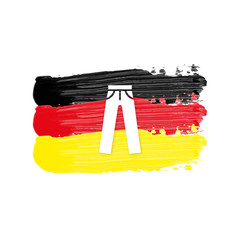 Deutschland Flagge mit Hose