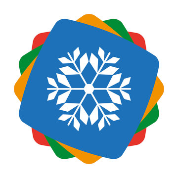 App Icon bunt - Schnee - Kristall