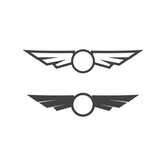 wing logo template set © twelve.std