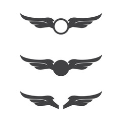 wing logo template set © twelve.std