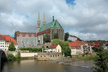 Fototapeta na wymiar Peterskirche in Görlitz.1
