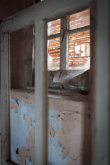 Vecchia Porta con ragnatela