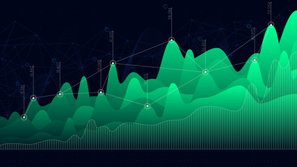 Vector infographic dashboard design graphs business analytics