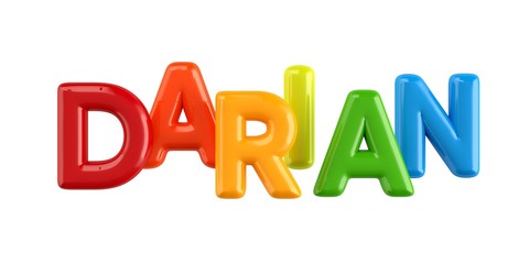 Bubbletext Name Darian