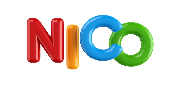Bubbletext Name Nico