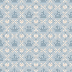 Seamless Damask Wallpaper